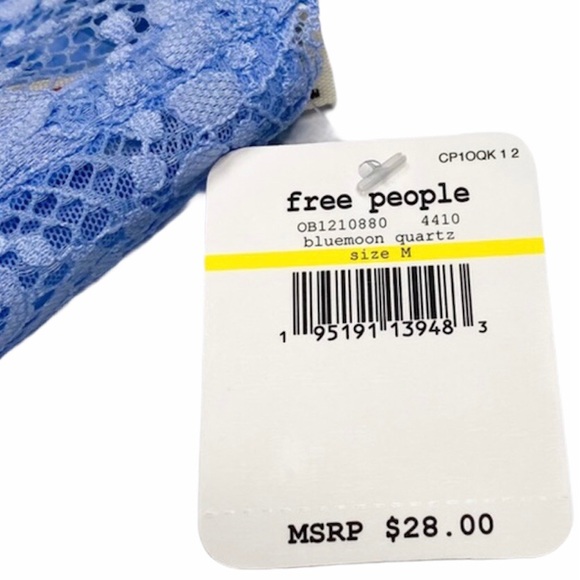 FREE PEOPLE Lacey Looks Bandeau Bluemoon Quartz - Picture 10 of 15